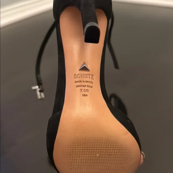Schutz Black Women's Heels - Picture 5 of 6